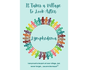 Lymphedema Poster for Waiting Room - Teal