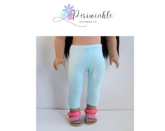 Leggings-18 inch Doll Clothes Pattern-Fits doll such as American Girl