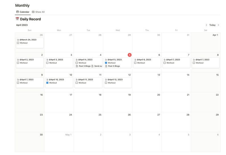 Notion 2023 Planner Template Etsy