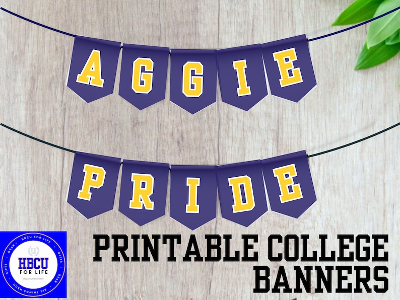 Printable NCAT Aggies and Aggie Pride - College Decision Day Decor ...