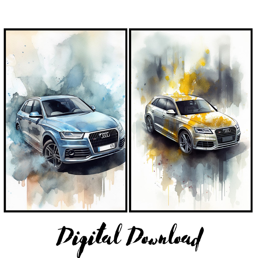 2012 AUDI Q3 VAIL GICLEE ART PRINT POSTER