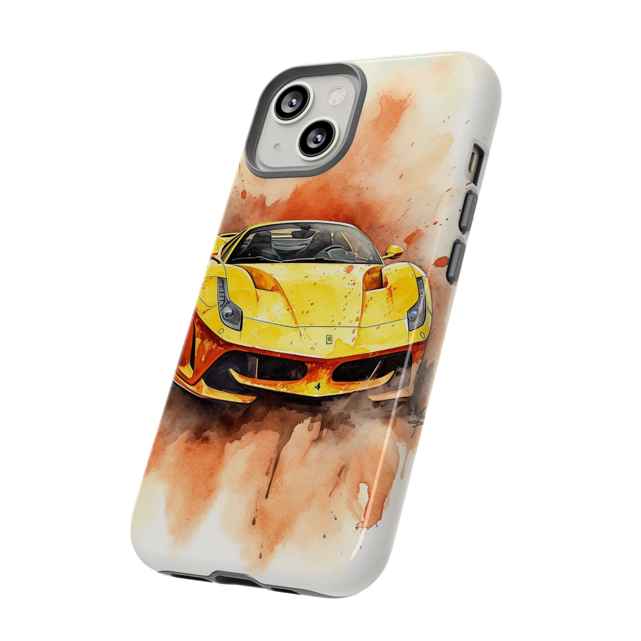 Ferrari SA Aperta Digital Art Watercolor Print Exquisite Car Poster ...