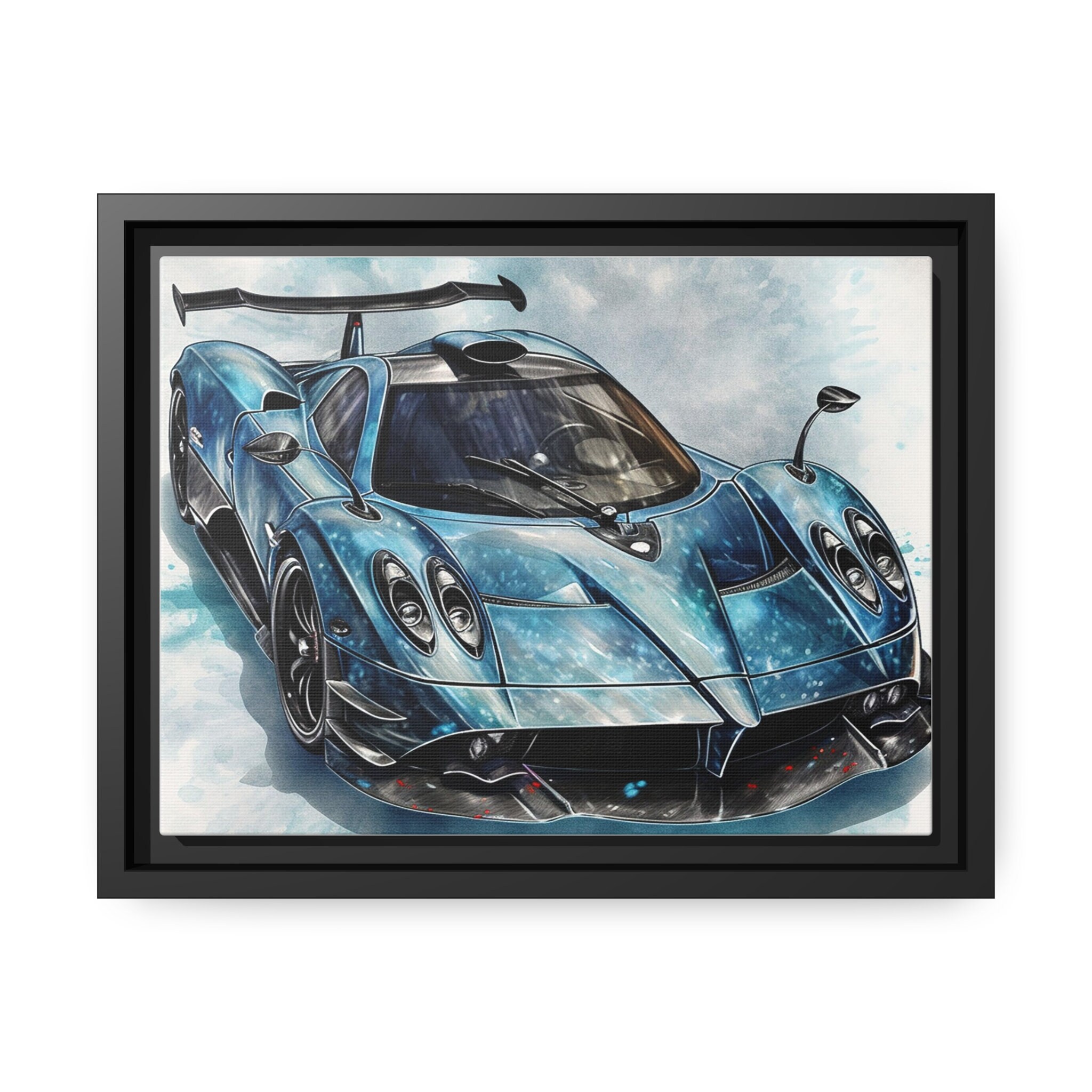 Pagani Utopia Digital Art | Watercolor Print | Exquisite Car Poster ...