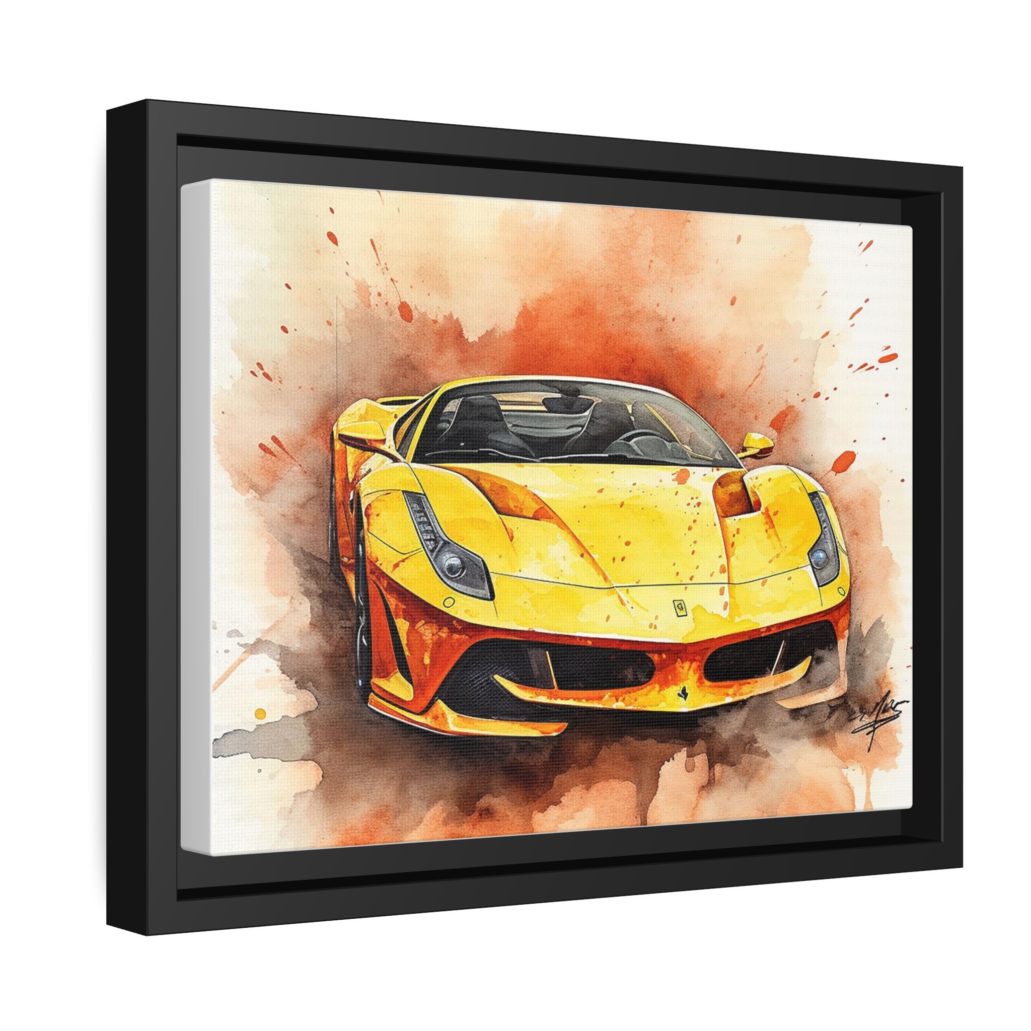 Ferrari SA Aperta Digital Art | Watercolor Print | Exquisite Car Poster ...