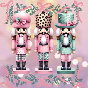 Clip Art de Natal Rosa - Clip Art de Quebra-Nozes