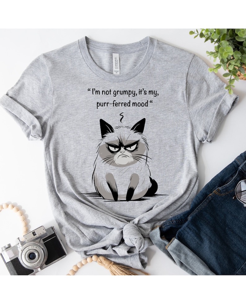 Grumpy Cat SVG PNG PDF and Eps, Cat Humor Svg Png Eps and Pdf, Funny ...