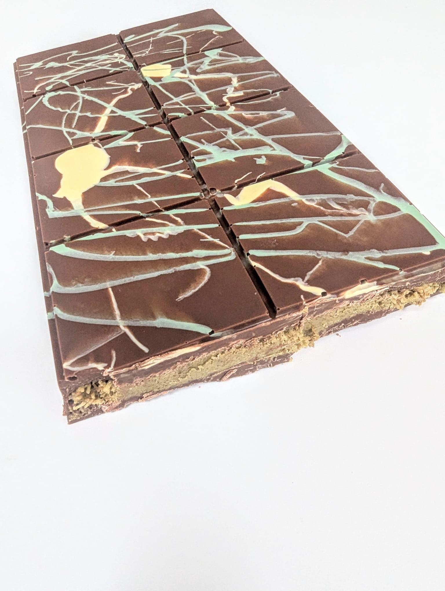 Stampo per barretta di cioccolato Stampo per barretta di cioccolato spesso in silicone Rettangolo durevole Pistacchio Dubai Barretta di cioccolato Parta Stampi per caramelle  15