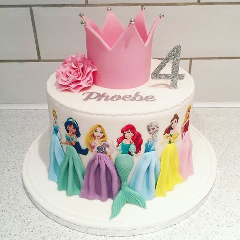a disney princess cake