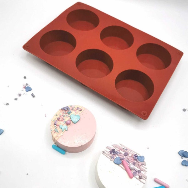 Moule en silicone pour sandwichs aux biscuits - 6 empreintes