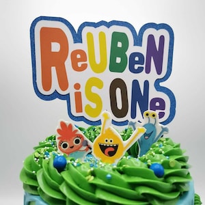 Paquete personalizado de topper de pastel con temática de monstruo súper simple / Imágenes impresas comestibles de monstruo súper simple