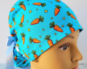 Gorro de exfoliación europeo con zanahorias, gorro de exfoliación de Pascua con estrellas de cola de caballo europeas