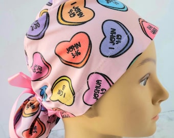 scrub cap hearts bible verse,scrub cap Christian, jhon 3:16 ,bible verse scrub cap nurse ,nurse  Christian