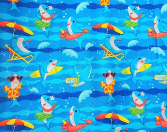 Euro ponytail scrub cap shark beach funny,surgical cap funny beach,scrub cap beach shark summertime happy Hawaiian