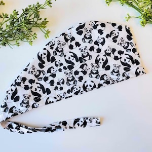 Gorro de exfoliación euro oso panda, médico de regalo panda, regalo pediátrico, gorra de exfoliación quirúrgica
