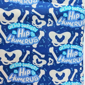 Ortho surgery scrub cap,scrub cap,medical scrub cap humerus gift
