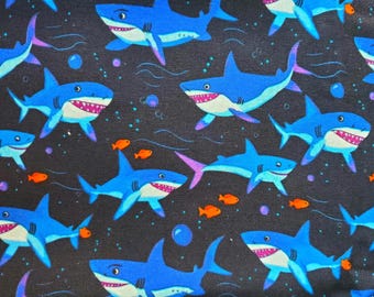 Euro ponytail scrub cap ocean life,surgical cap shark funny,pediatric gift,surgical cap,shark,dolphin,doctor gift,fish scrub cap