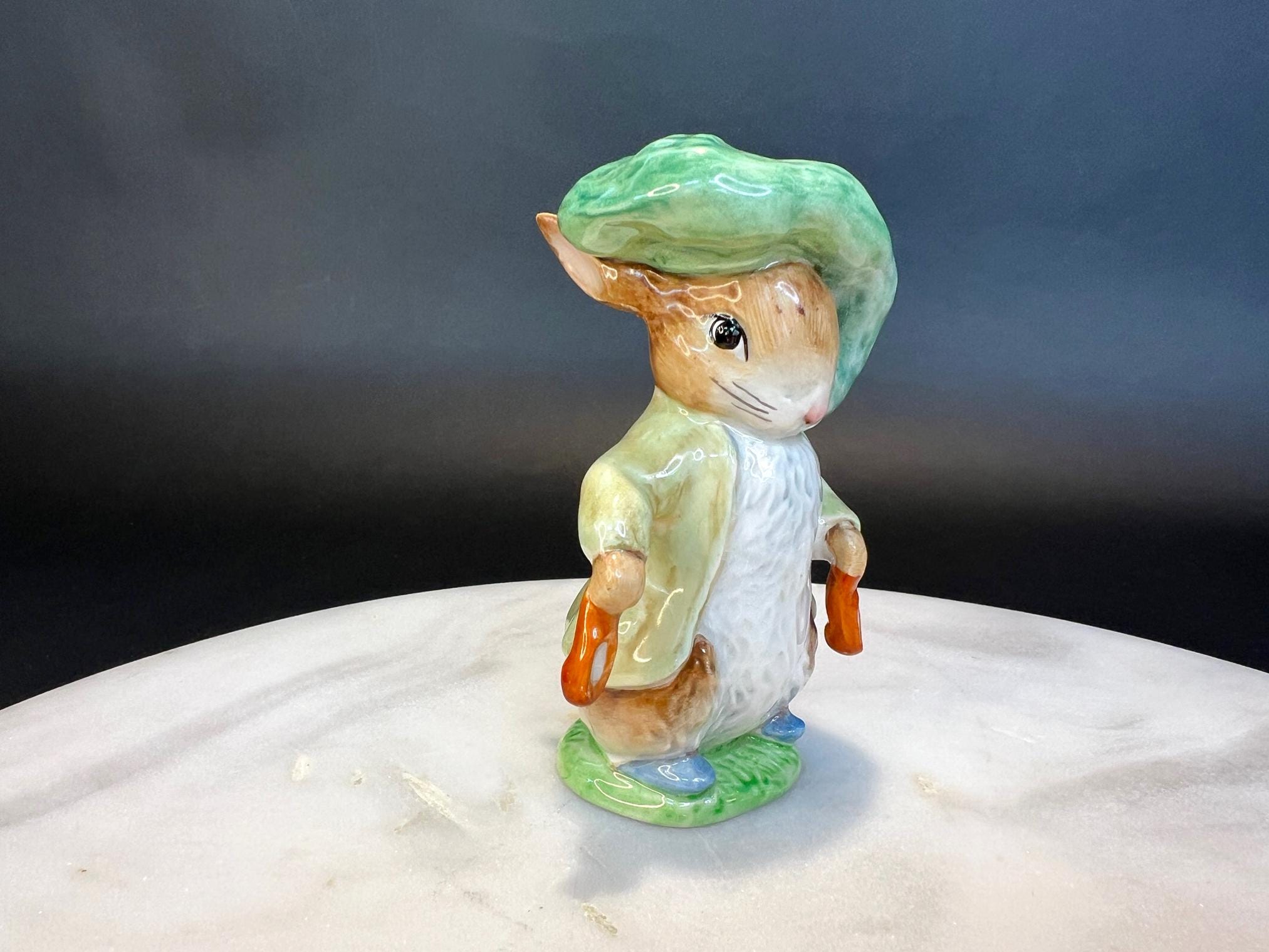 Beatrix Potter Figurine Gold Oval - Etsy