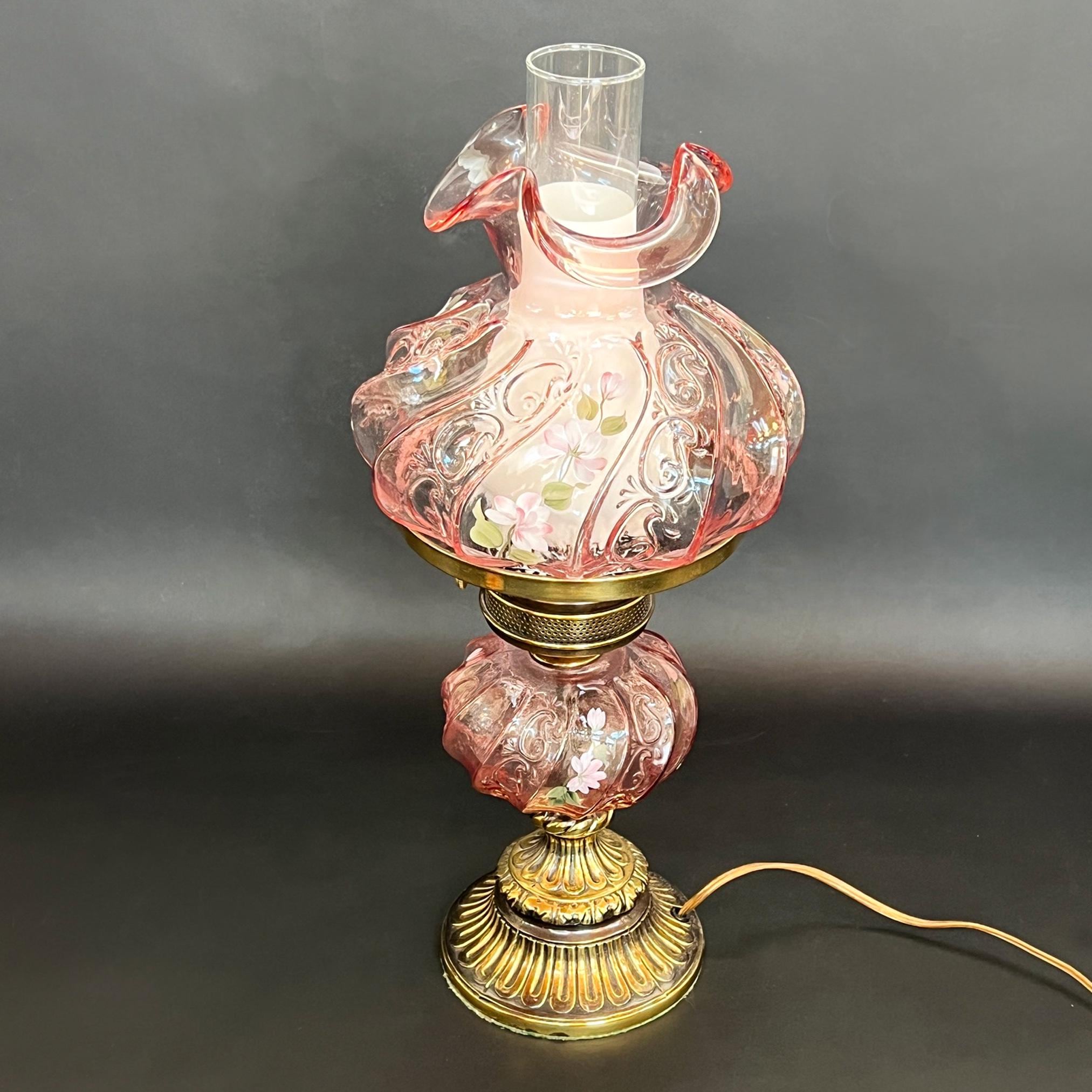 Fenton Lamp - Etsy