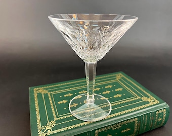 Waterford Crystal COLLEEN 6" Tall Martini 6 oz Cocktail Glass Ireland Signed – MINT