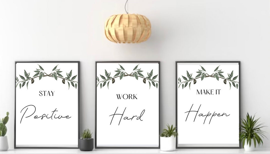 Motivational Wall Art Printable Download - Etsy