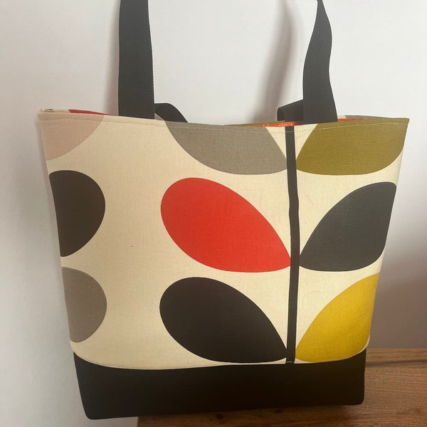 Orla Kiely fabric bag