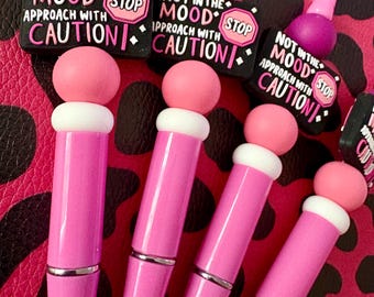 Not in the mood bead ballpoint pen