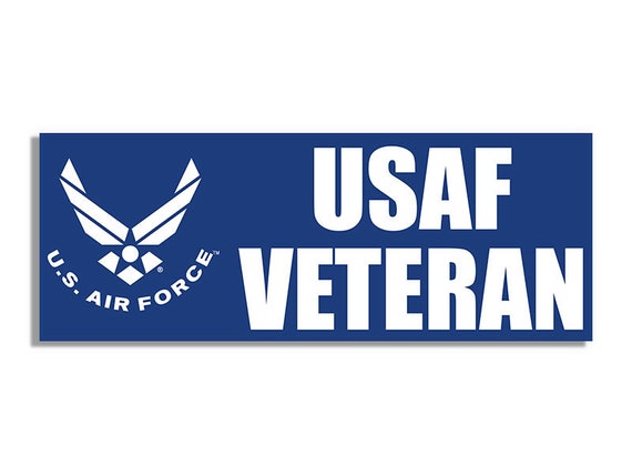 Military Cars Official U.S. Air Force Logo Sticker - Military Vinyl ...