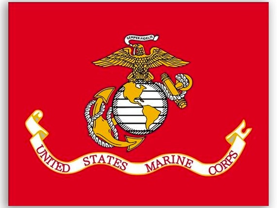 3 Inch Marine Vietnam Combat Veteran Sticker (US Vet Corps Car Decal) USMC Lic