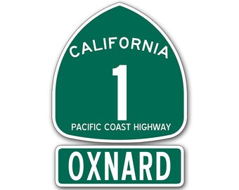 カリフォルニア州道60号線の道路標識ステッカー、ロードトリップ