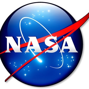 Adesivo em forma de logotipo 3D da NASA (decalque de vinil, insígnia de foguete, caminhão, carro, automóvel, rv, iphone, laptop, selo, símbolo de ciência espacial, eua)