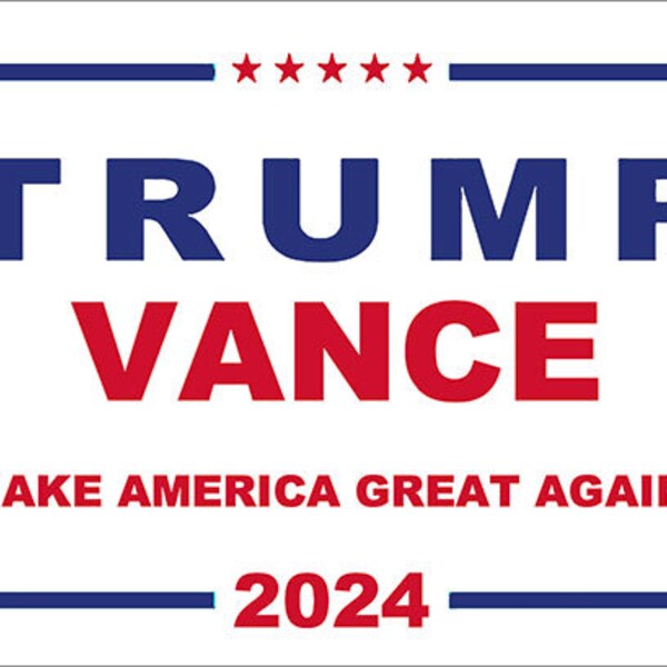 Trump Vance 24 Bumper Sticker Etsy