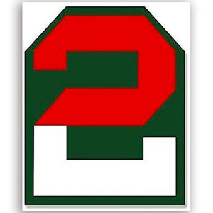 3x5 inch 2nd Army Logo Sticker (decal logo military usa auto car truck laptop second us america troop vinyl decal soldier) Lic. by US Army