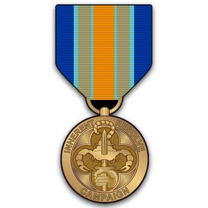 Cinta adhesiva de la campaña &quot;Resolución Inherente&quot; (vinilo para autoadhesivo de las Fuerzas Armadas, premio militar del ejército, mérito militar)
