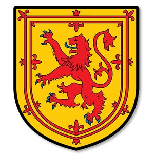 SCOTLAND Coat Of Arms Sticker (europe united kingdom auto rv truck suv car laptop cell iphone seal decal vinyl)