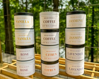 4oz Scented Soy Wax Candle