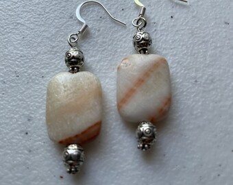 Rectangle Agate earrings