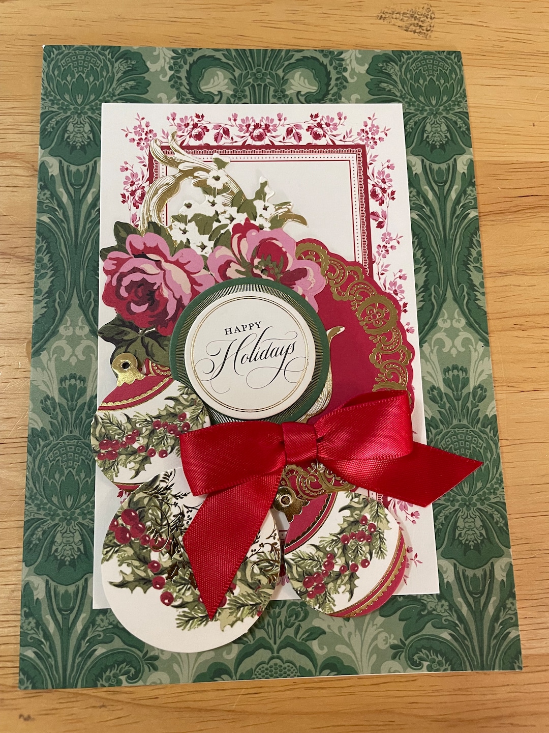 Anna Griffin Christmas Card Etsy