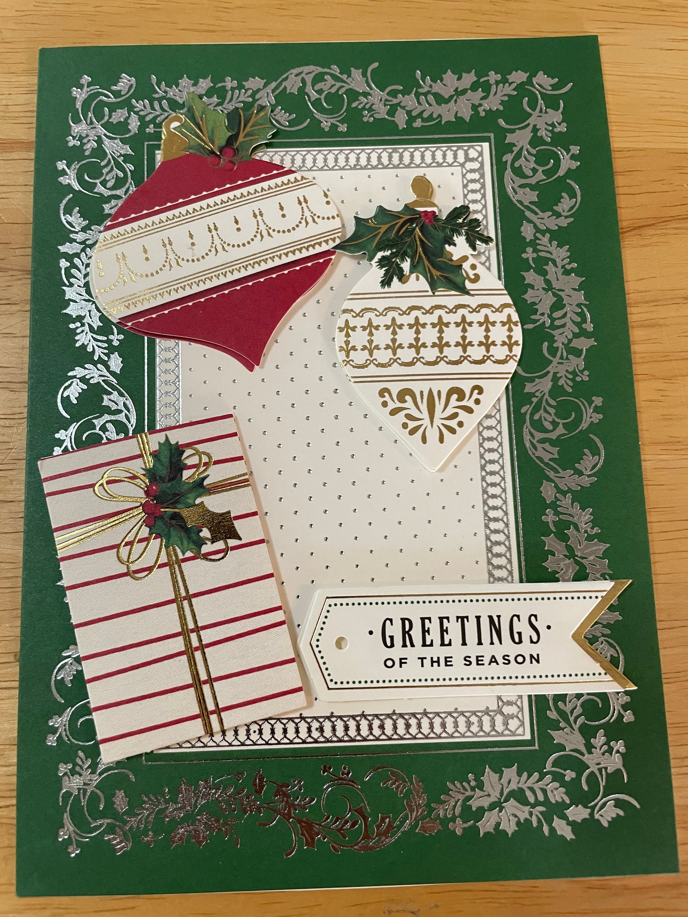 Anna Griffin Double-Sided Christmas Foil Card Stock