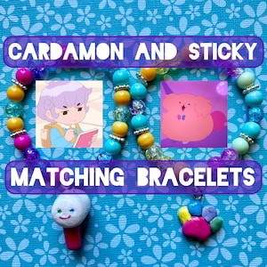 Cardamon & Sticky Passende Freundschaftsbänder| Biene und kleine Katze