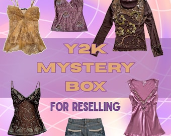 Y2K Mystery Box For Reselling 2000s Top Pinterest Dress McBling Aesthetic Skirt