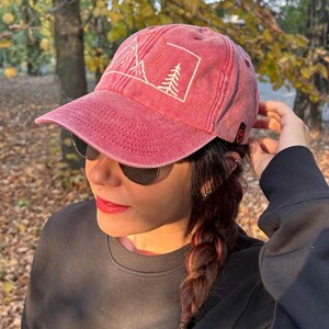 vintage baseball cap, low profile