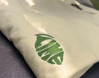 Camiseta Lima Bordada, Bordado de Frutas, Camiseta Estilo Boho, Camiseta Vegana