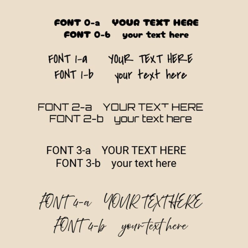 DIFFERENT FONT