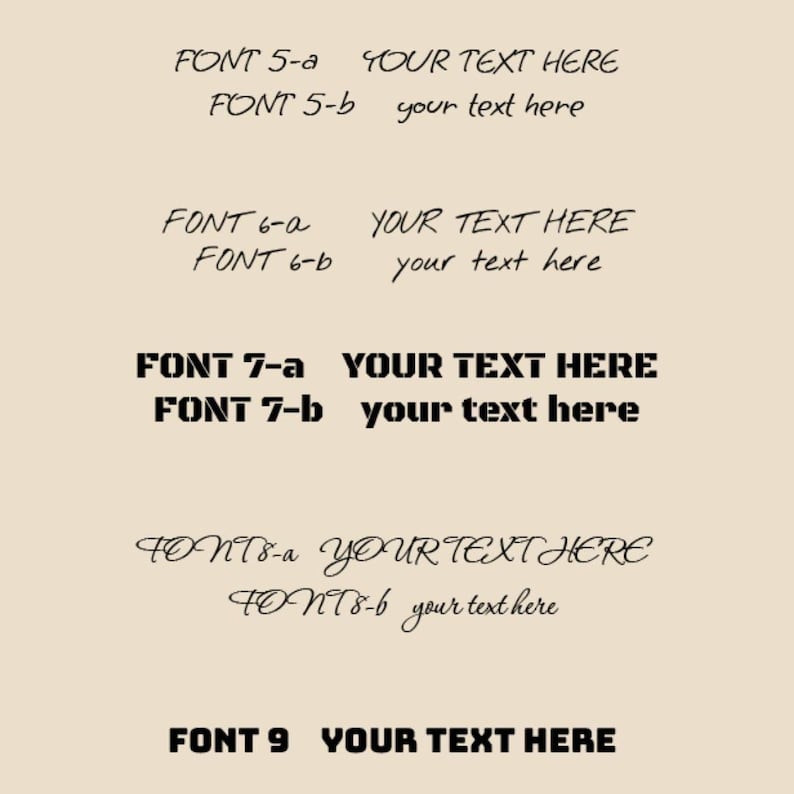 DIFFERENT FONT