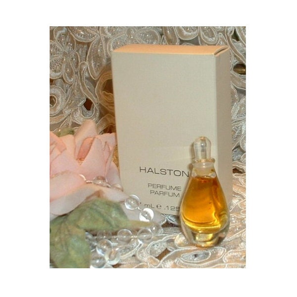 Halston 1/8 oz Pure Perfume Parfum ~ 4 ml / 0.125 oz ~ New Vintage Original 1970's