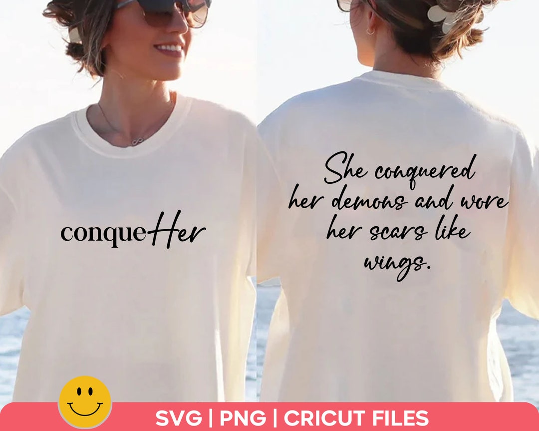 Women Empowerment Svg, She Conquered Her Demons Svg, She Conquered Her(02)