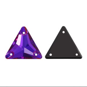 Very Berry / Violet Blue / Purple Fuchsia— Sew on Glass Crystal ...