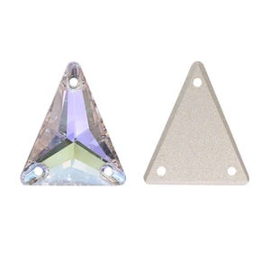 スワロフスキー4728番、10x7mmと16x12mmのハーフラウンドファセット