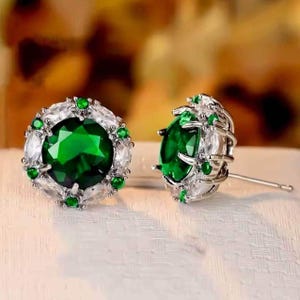 Kristallen oorknopjes Rivoli rondelle 13 mm paardenshowdanskostuum Bling Performance Geboortesteen Edelsteenoorbellen