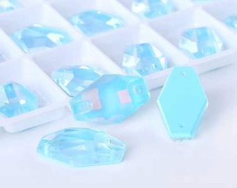 Perline Strass Montee 14x10mm Rosso | Compra Su - Foto 10